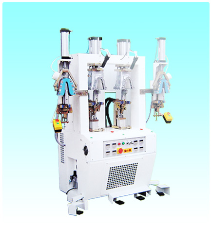产品的名称:充气式双冷双热后踵定型机-型号:GF-286A-HC